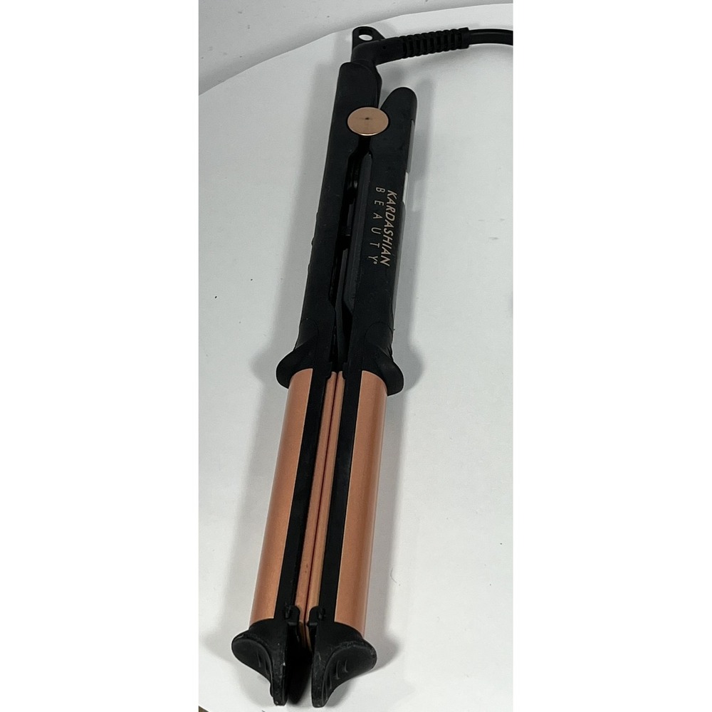 Kardashian Beauty 3-in-1 Ceramic Hairstyling Iron Flat Iron Curler Rose Gold